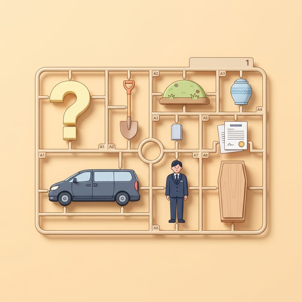 무연고 묘지 패키지 구성품